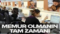 Memur olmanın tam zamanı